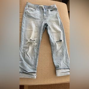 madewell ripped jeans